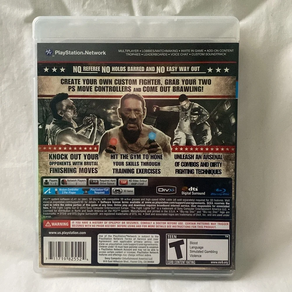 The Fight Lights Out PlayStation 3 (BIN2)